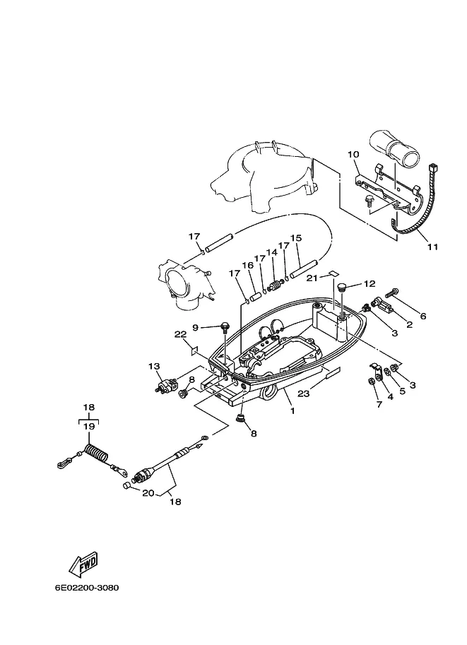 Обтекатель нижний 2