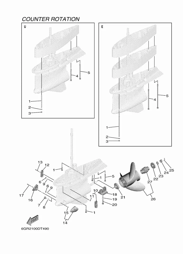 Нижний корпус и привод 6